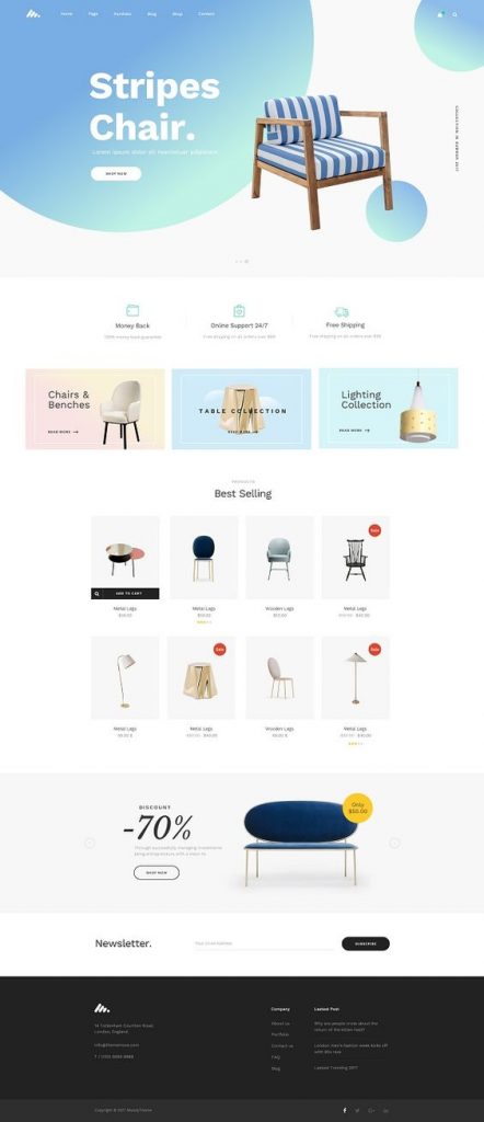 带给人高级感受网页设计