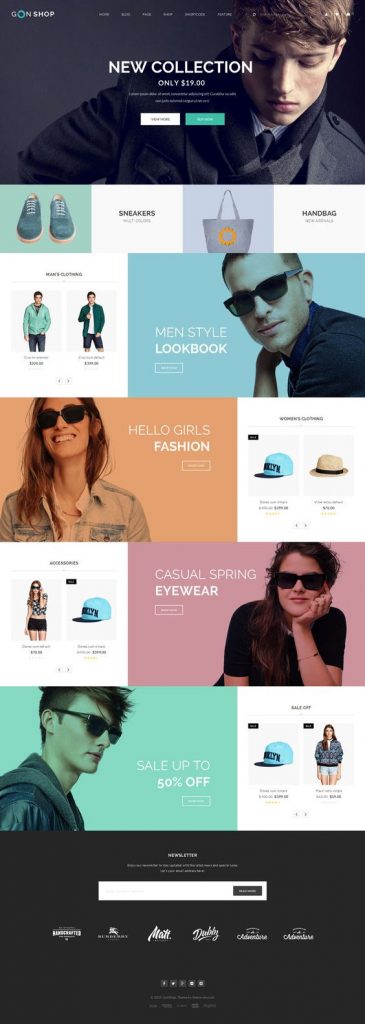 带给人高级感受网页设计