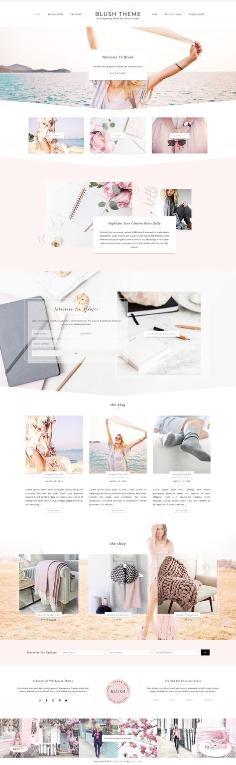 女性化妆品网页设计