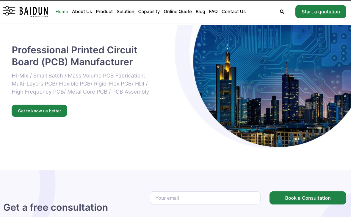 定制外贸网页设计网站建设